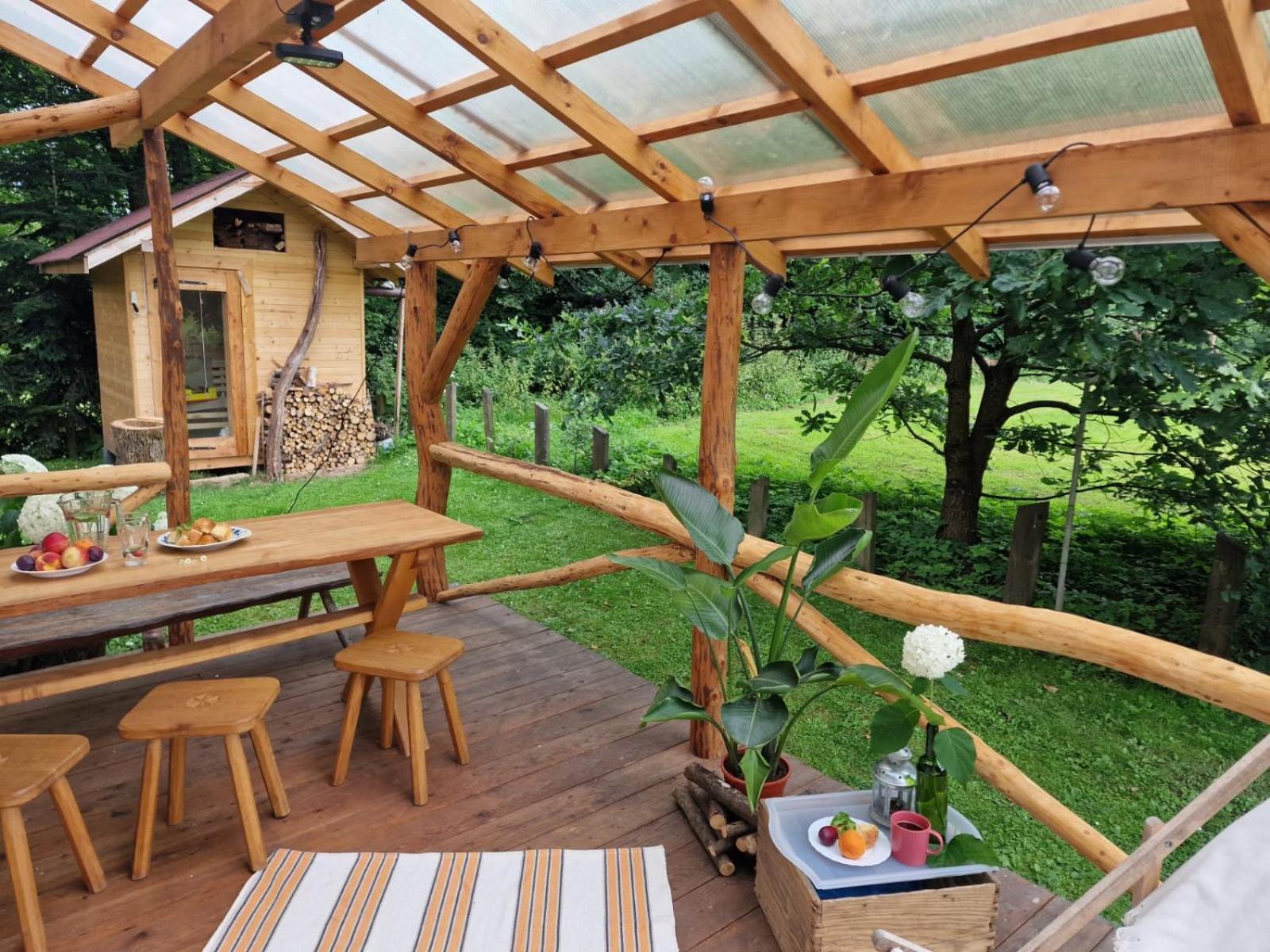 Bieszczadzki Kat Villa เลสโก ภายนอก รูปภาพ